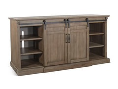 Sunny Designs Doe Valley Buckskin TV Stand 78 Inch Console with Fireplace Option