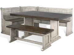 Sunny Designs Homestead Hills Tobacco Leaf & Alpine Grey Breakfast Nook Set