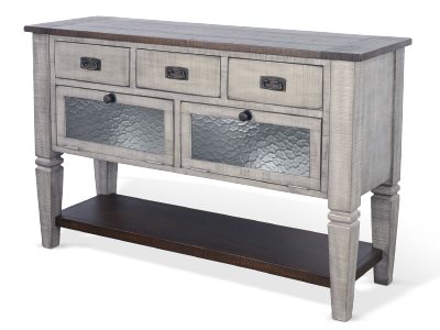 Sunny Designs Homestead Hills Tobacco Leaf & Alpine Grey Server