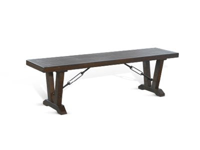 Sunny Designs Homestead Tobacco Leaf Bench with Turn Buckles