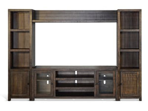 Sunny Designs Homestead Tobacco Leaf Entertainment Wall