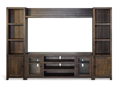 Sunny Designs Homestead Tobacco Leaf Entertainment Wall