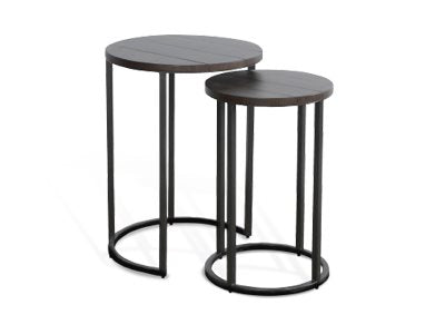 Sunny Designs Homestead Tobacco Leaf Nesting Tables Set