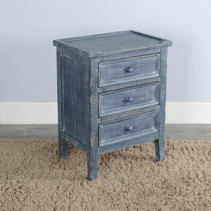 Sunny Designs Marina 26 Inch Ocean Blue End Table