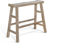 Sunny Designs Marina Beach Pebble 30 Inch Wood Seat Bench