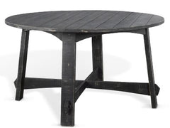 Sunny Designs Marina Black Sand 54 Inch Round Dining Table