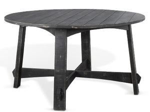Sunny Designs Marina Black Sand 54 Inch Round Dining Table