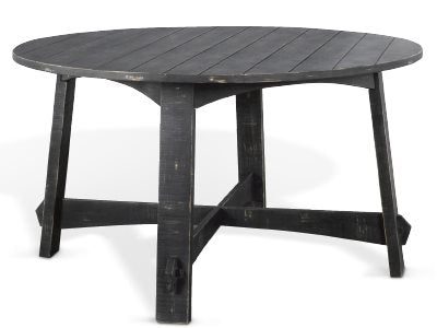 Sunny Designs Marina Black Sand 54 Inch Round Dining Table