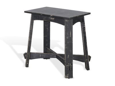 Sunny Designs Marina Black Sand Chair 25 Inch Side Table