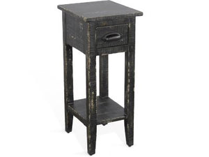 Sunny Designs Marina Black Sand Chair Side Table