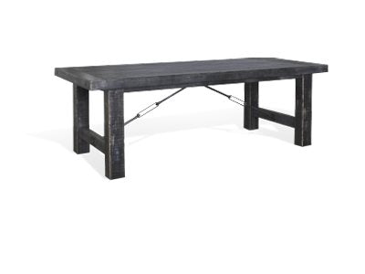 Sunny Designs Marina Black Sand Extension Dining Table