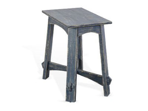 Sunny Designs Marina Ocean Blue 25 Inch Chair Side Table