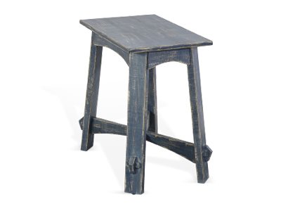 Sunny Designs Marina Ocean Blue 25 Inch Chair Side Table
