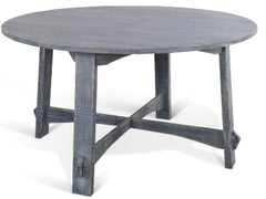 Sunny Designs Marina Ocean Blue 54 Inch Round Dining Table