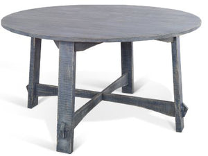 Sunny Designs Marina Ocean Blue 54 Inch Round Dining Table