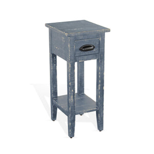 Sunny Designs Marina Ocean Blue Chair Side Table