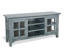 Sunny Designs Marina Seagrass TV Stand Console