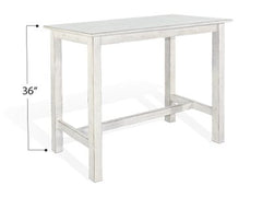 Sunny Designs Marina White Sand Counter-Height Table