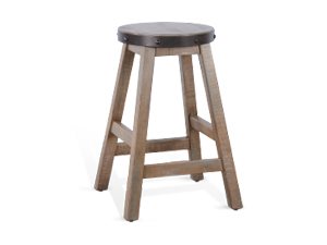 Sunny Designs San Diego Antique Brown 24 Inch Stool Wood Seat
