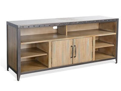 Sunny Designs San Diego Antique Brown Media TV Stand Console