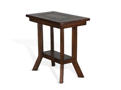 Sunny Designs Santa Fe Dark Chocolate 25 Inch Chair Side Table