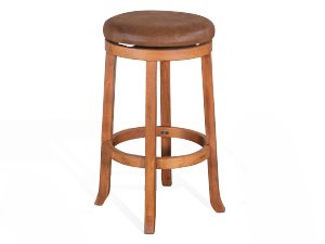Sunny Designs Sedona Rustic Oak 30 Inch Swivel Counter-Height Stool with Cushioned Seat