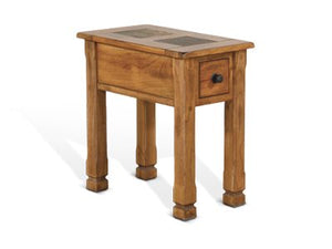 Sunny Designs Sedona Rustic Oak Chair Side Table