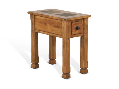 Sunny Designs Sedona Rustic Oak Chair Side Table