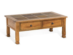 Sunny Designs Sedona Rustic Oak Coffee Table