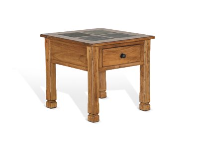 Sunny Designs Sedona Rustic Oak End Table