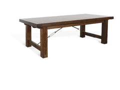 Sunny Designs Tuscany Vintage Mocha 86-122 Inch Extension Dining Table