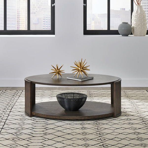 Liberty Furniture City View Coffee Bean Cocktail Table