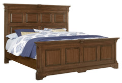 Vaughan-Bassett Heritage Amish Cherry King Mansion Bed