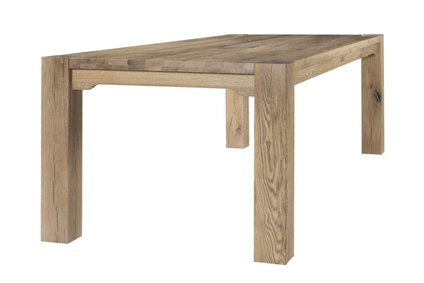 Vaughan-Bassett Dovetail Dining Bleached White Gathering 100 Inch Dining Table