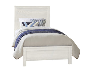 Vaughan-Bassett Fundamentals White Twin Bed