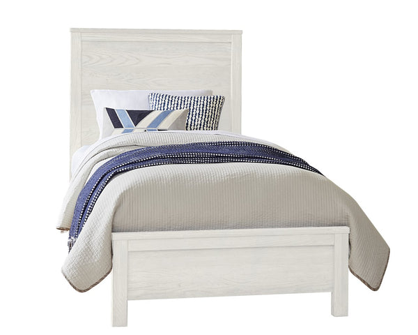 Vaughan-Bassett Fundamentals White Twin Bed
