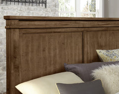 Vaughan-Bassett Cool Rustic Amber Mansion Queen Headboard