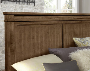 Vaughan-Bassett Cool Rustic Amber Mansion Queen Headboard
