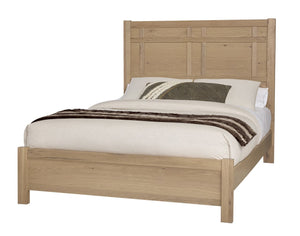Vaughan-Bassett Custom Express Clear Oak Queen Architectural Bed