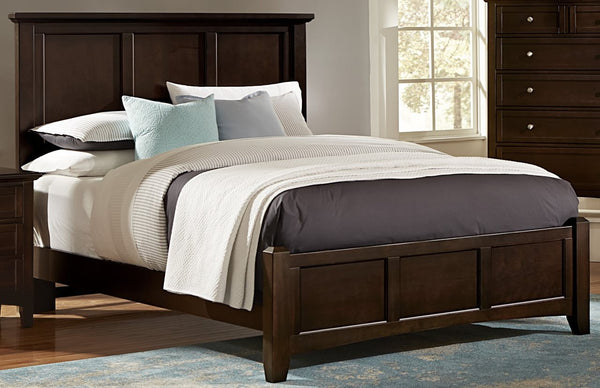 Vaughan-Bassett Bonanza Merlot California King Mansion Bed