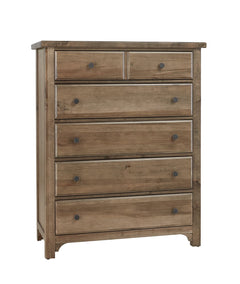 Vaughan-Bassett Cool Farmhouse Natural 5-Drawer Chest