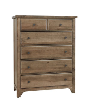 Vaughan-Bassett Cool Farmhouse Natural 5-Drawer Chest