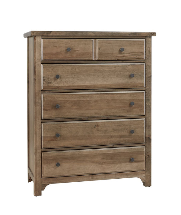 Vaughan-Bassett Cool Farmhouse Natural 5-Drawer Chest