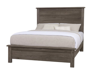 Vaughan-Bassett Custom Express Driftwood Grey Queen Farmhouse Bed
