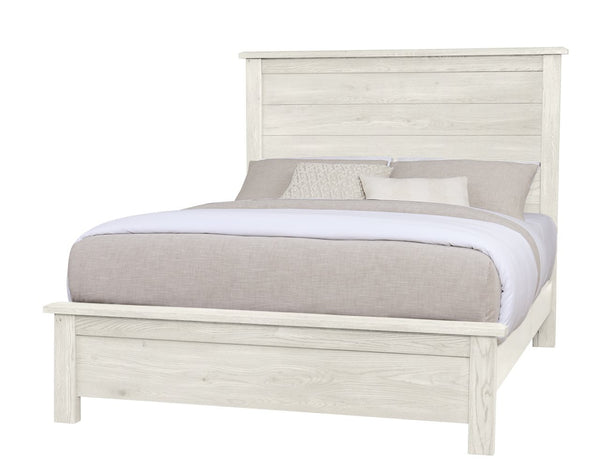 Vaughan-Bassett Custom Express Weathered White California King Farmhouse Bed
