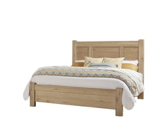 Vaughan-Bassett Crafted Oak Bleached White Ben California King Poster Bed