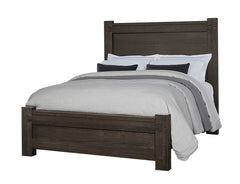 Vaughan-Bassett Dovetail Java California King Poster Bed with Poster Footboard