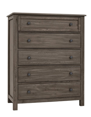 Vaughan-Bassett Custom Express Driftwood Grey 5-Drawer Chest