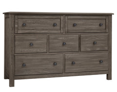 Vaughan-Bassett Custom Express Driftwood Grey 7-Drawer Dresser