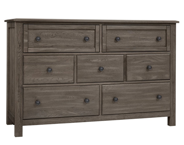 Vaughan-Bassett Custom Express Driftwood Grey 7-Drawer Dresser